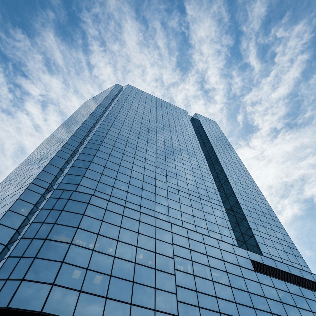 モダンな企業向け高層ビル